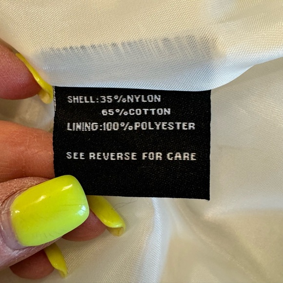 Steve Madden White Trench Coat - Picture 14 of 15